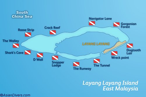 Dive Layang Layang Map